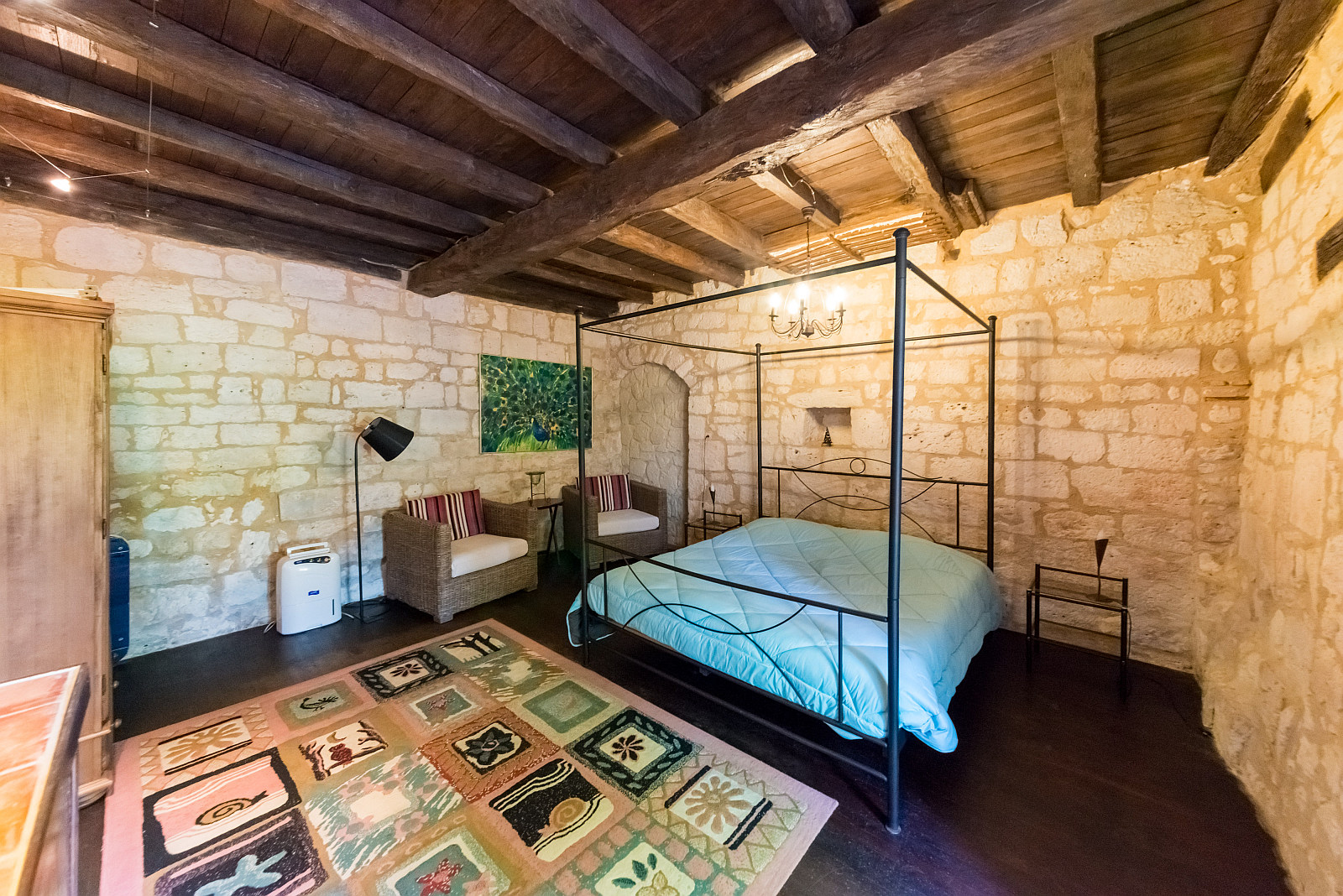 Chateau de Sadillac bedroom